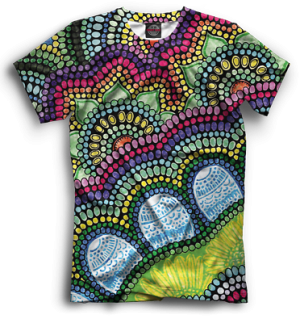 psychonoutstyle T-shirts Fractal abstract Esoterics Psychedelic