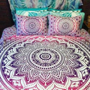 psychonoutstyle Bed sheets Favorite mandala