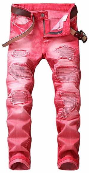 psychonoutstyle Pants Pink jeans
