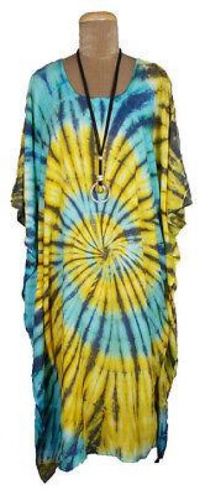 yello and blue tie die