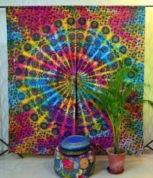 psychonoutstyle curtains eternal room rainbow