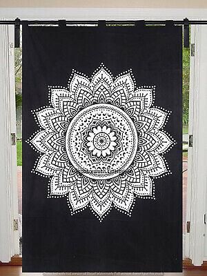 psychonoutstyle curtains black and white